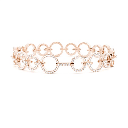 Rose Gold Diamond Bracelets