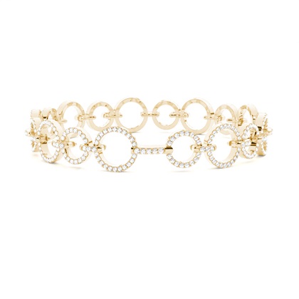 Yellow Gold Diamond Bracelets