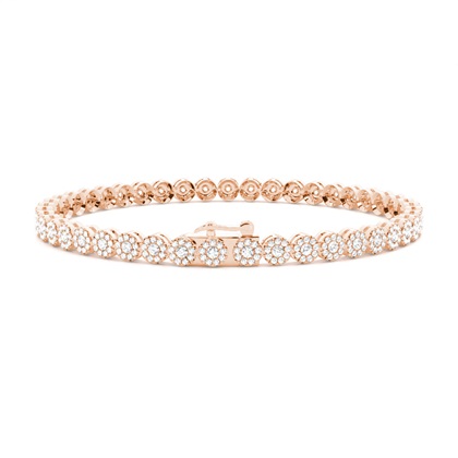 Rose Gold Diamond Bracelets