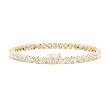Yellow Gold Diamond Bracelets