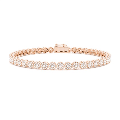 Rose Gold Diamond Bracelets