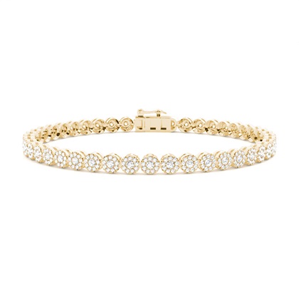 Yellow Gold Diamond Bracelets