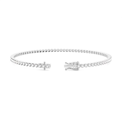 Prong Setting Round Diamond Tennis Bracelet