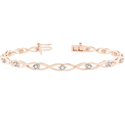 Rose Gold Diamond Bracelets