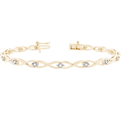 Yellow Gold Diamond Bracelets