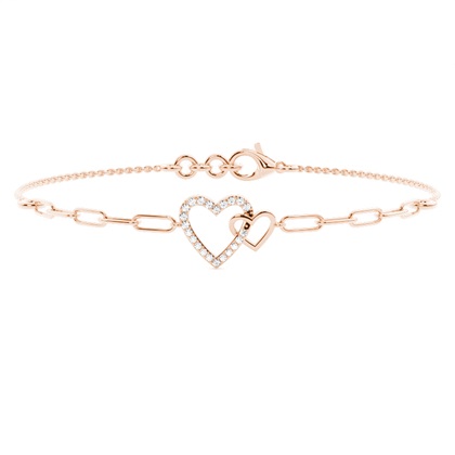 Rose Gold Friendship Diamond Bracelets