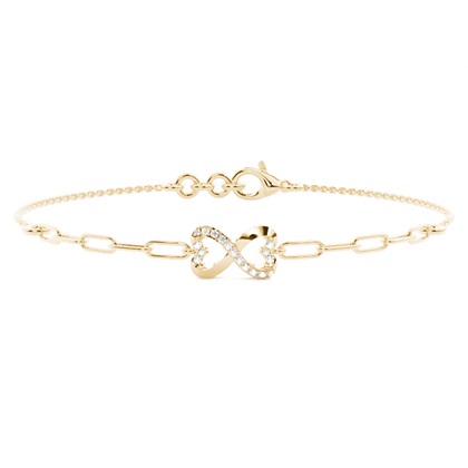 Yellow Gold Friendship Diamond Bracelets