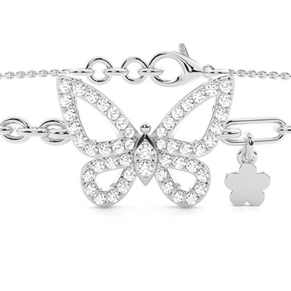 White Gold Chain Bracelets