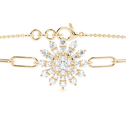 Yellow Gold Chain Bracelets