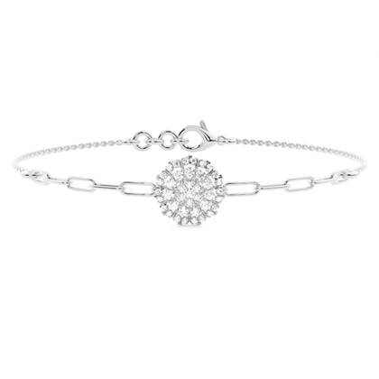 White Gold Diamond Bracelets