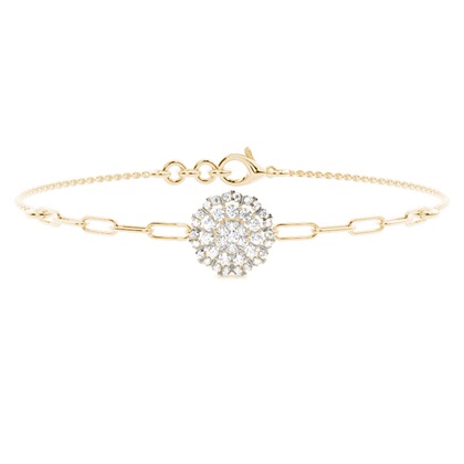 Yellow Gold Diamond Bracelets