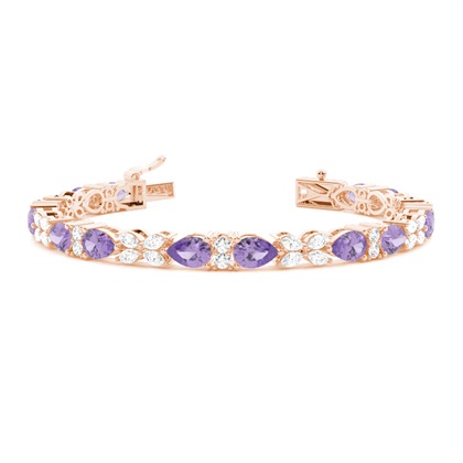 Mixed Shapes Diamond Bracelets