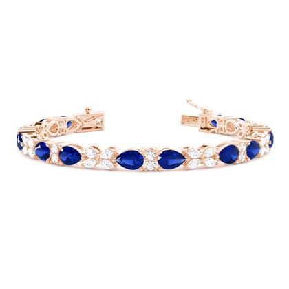 Mixed Shapes Diamond Bracelets