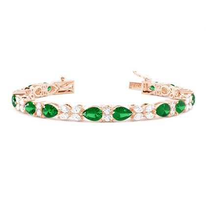 Mixed Shapes Diamond Bracelets