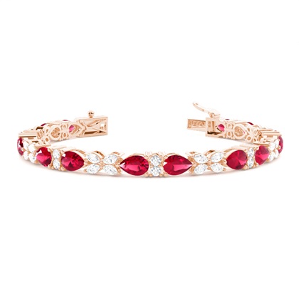 Mixed Shapes Diamond Bracelets