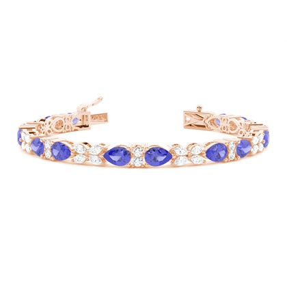 Mixed Shapes Diamond Bracelets