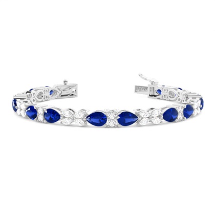 Mixed Shapes Diamond Bracelets