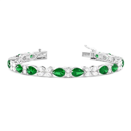 Mixed Shapes Diamond Bracelets