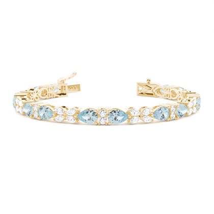 Mixed Shapes Diamond Bracelets