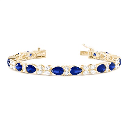 Mixed Shapes Diamond Bracelets