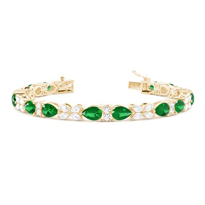 Mixed Shapes Diamond Bracelets