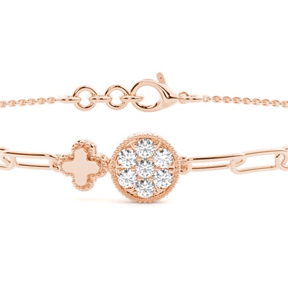 Round Rose Gold Friendship Bracelets