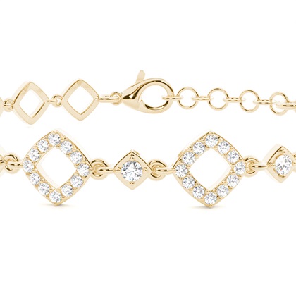 Gelbgold Kettenarmbänder Armbänder