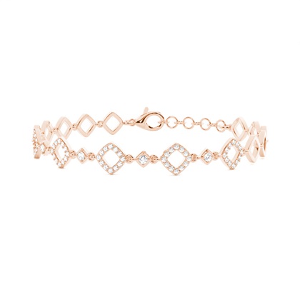 Rose Gold Chain Diamond Bracelets