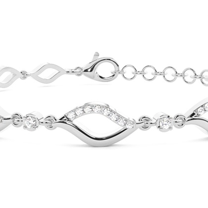 White Gold Everyday Bracelets