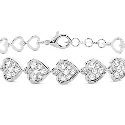 White Gold Everyday Bracelets