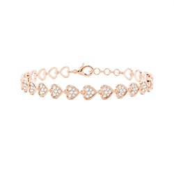 Pave Setting Round Diamond Everyday Bracelet