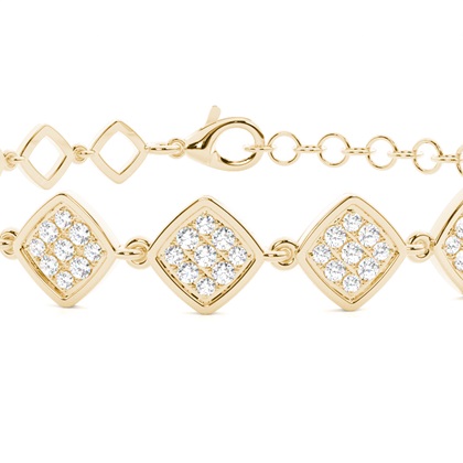 Round Diamond Friendship Bracelets 