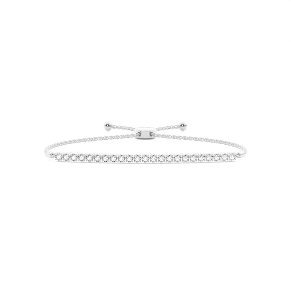 Illusion Plate Prong Setting Diamond Everyday Bracelets