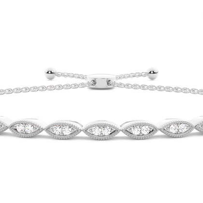 Micro Prong Setting Diamond Everyday Bracelets