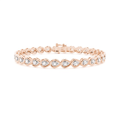 Rose Gold Diamond Bracelets