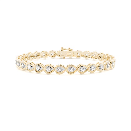 Yellow Gold Diamond Bracelets