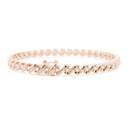 Rose Gold Diamond Bracelets