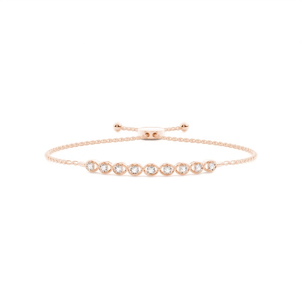 Illusion Plate Prong Setting Diamond Everyday Bracelet