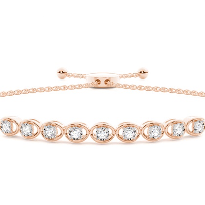 Round Rose Gold Friendship Bracelets