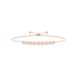 Illusion Plate Prong Setting Diamond Everyday Bracelet