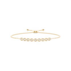 Illusion Plate Prong Setting Diamond Everyday Bracelet