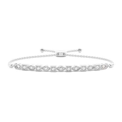 White Gold Diamond Bracelets