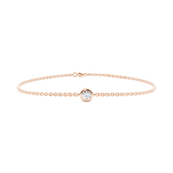 Bezel Setting Diamond Everyday Bracelet