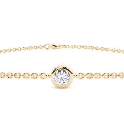 Yellow Gold Chain Bracelets