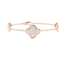 Tägliches Armband mit Diamanten in Mikrokranfassung