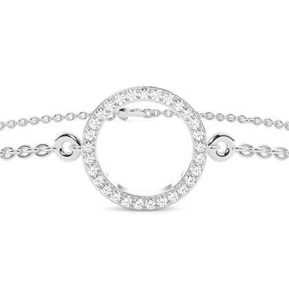 Tägliches Armband mit Diamanten in Mikrokranfassung