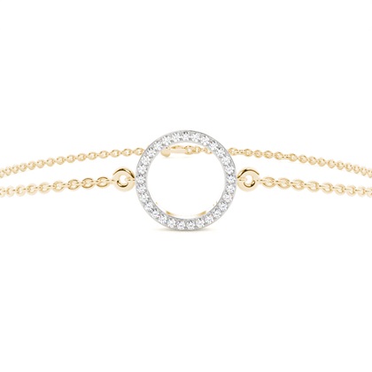 Tägliches Armband mit Diamanten in Mikrokranfassung