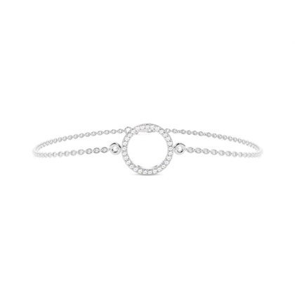 Silver Diamond Bracelets