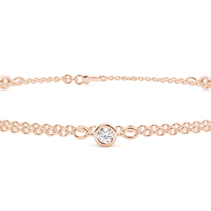 Rotgold Zierliche Armbänder