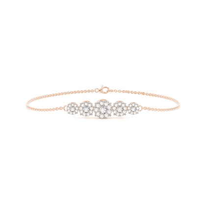 Rose Gold Diamond Bracelets